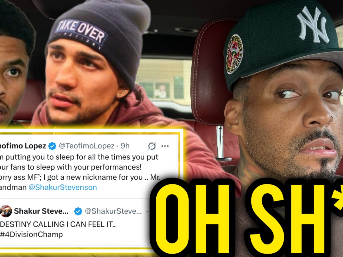 Teofimo Lopez CLAPS BACK at Shakur ‘I’m Gonna Do What He Does to Fans – Put Him to&nbsp;Sleep!’
