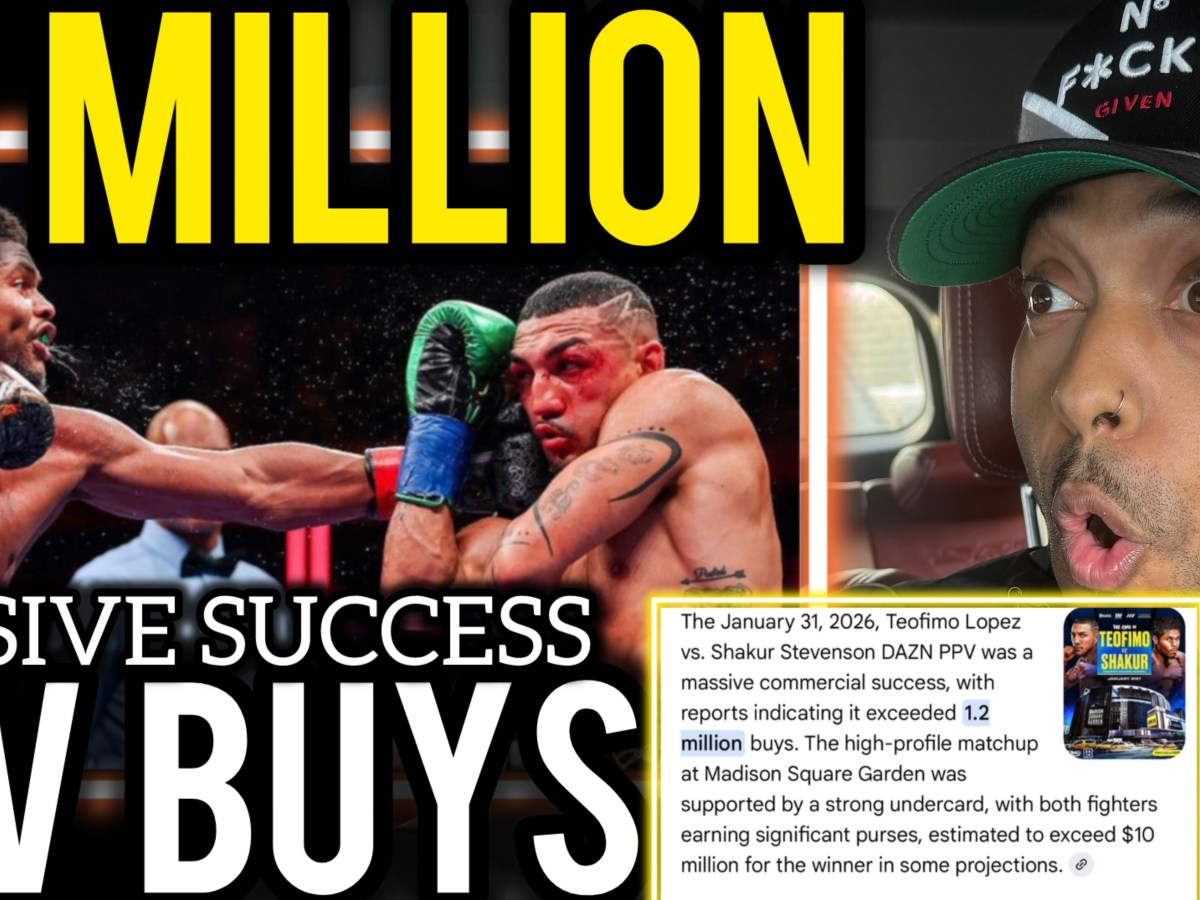 Teofimo–Shakur Hits 1.2 MILLION PPV Buys on DAZN! Massive&nbsp;Success