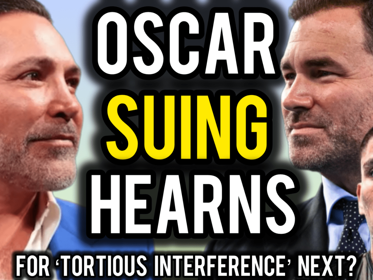 Oscar De La Hoya SUING Eddie Hearn Next?! Tortious Interference Over Vergil Ortiz After Judge Backs Golden&nbsp;Boy!