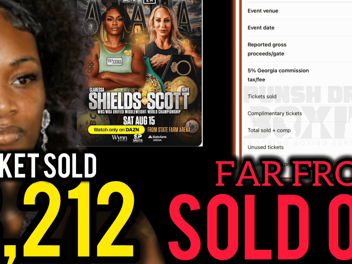 Claressa Shields EXPOSED? Only 13,212 Tickets Sold for Kaye Scott Fight—NOT a State Farm Arena&nbsp;Sellout!