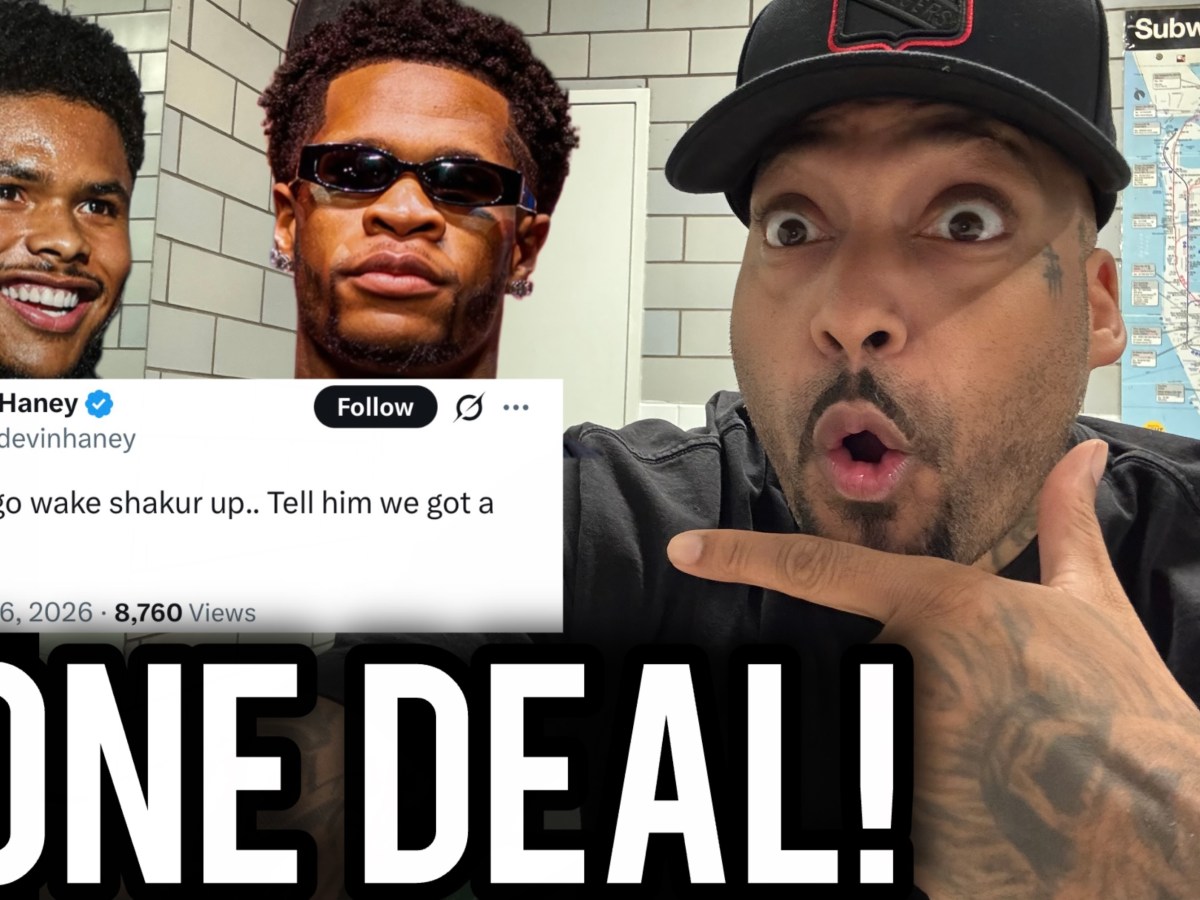 DEVIN HANEY vs SHAKUR STEVENSON IS ON?! Haney Says “We Got a&nbsp;Deal”